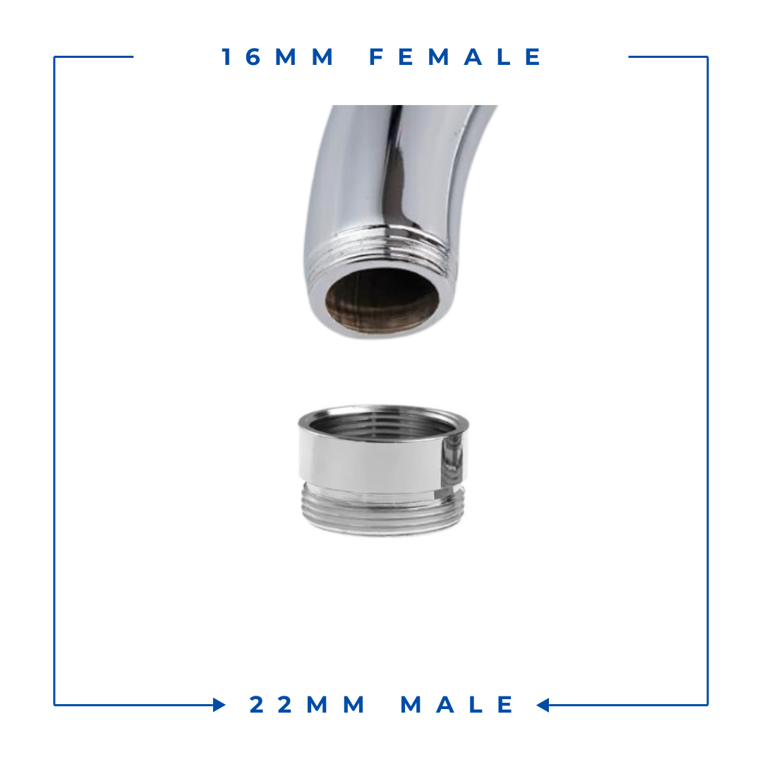 16mm Female to 22mm Male