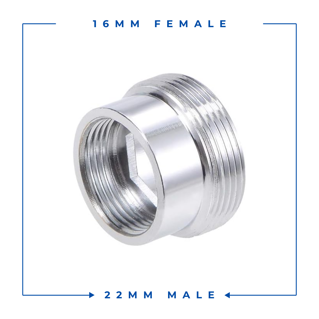 16mm Female to 22mm Male