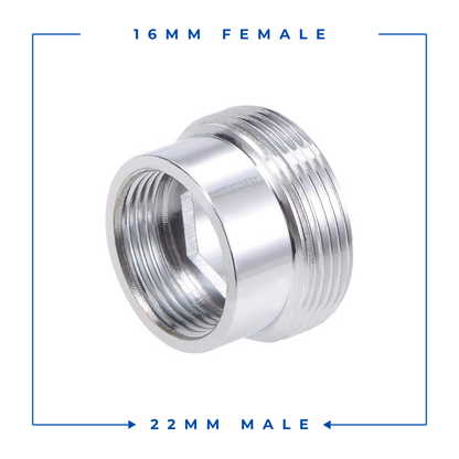16mm Female to 22mm Male