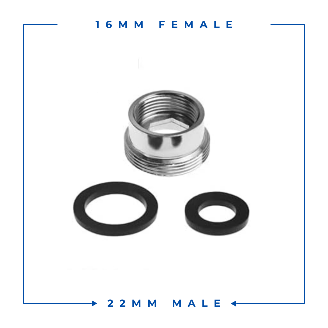 16mm Female to 22mm Male