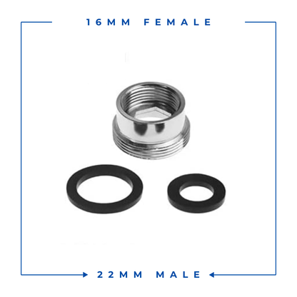 16mm Female to 22mm Male