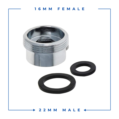16mm Female to 22mm Male