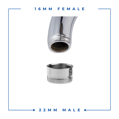 16mm Female to 22mm Male