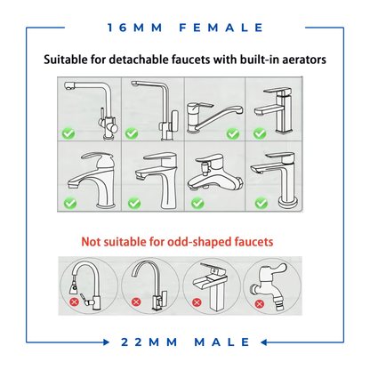 16mm Female to 22mm Male