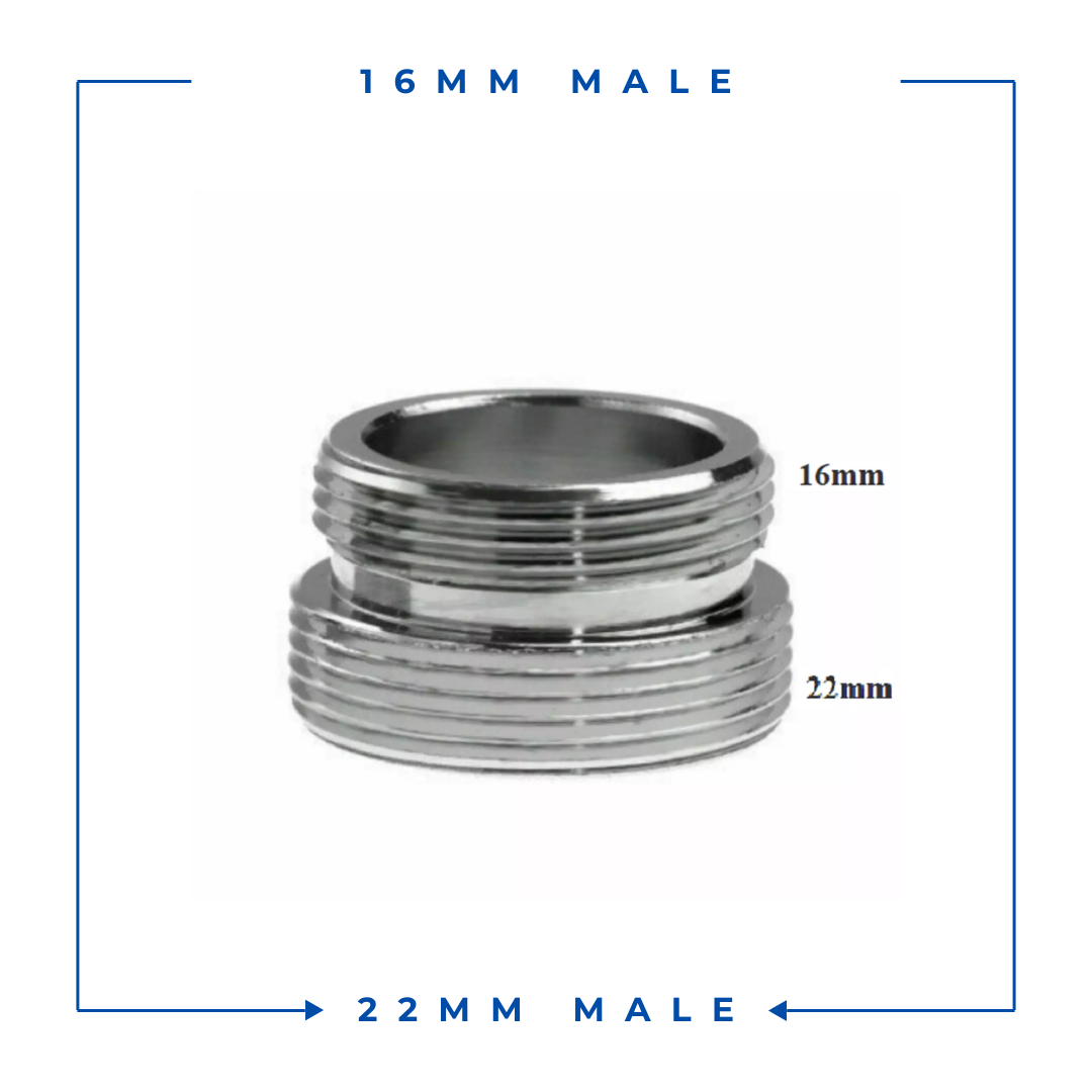 16mm Male to 22mm Male