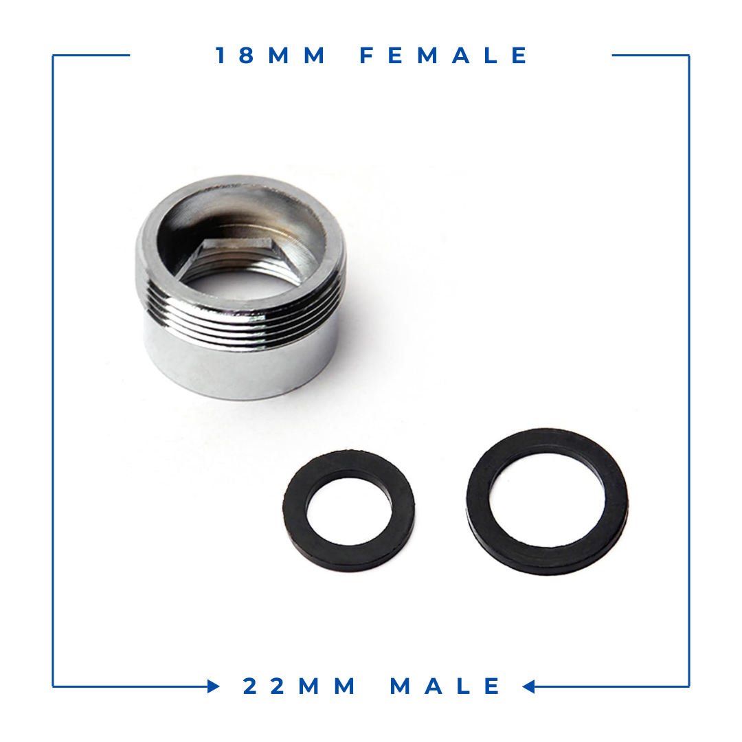 18mm Female to 22mm Male