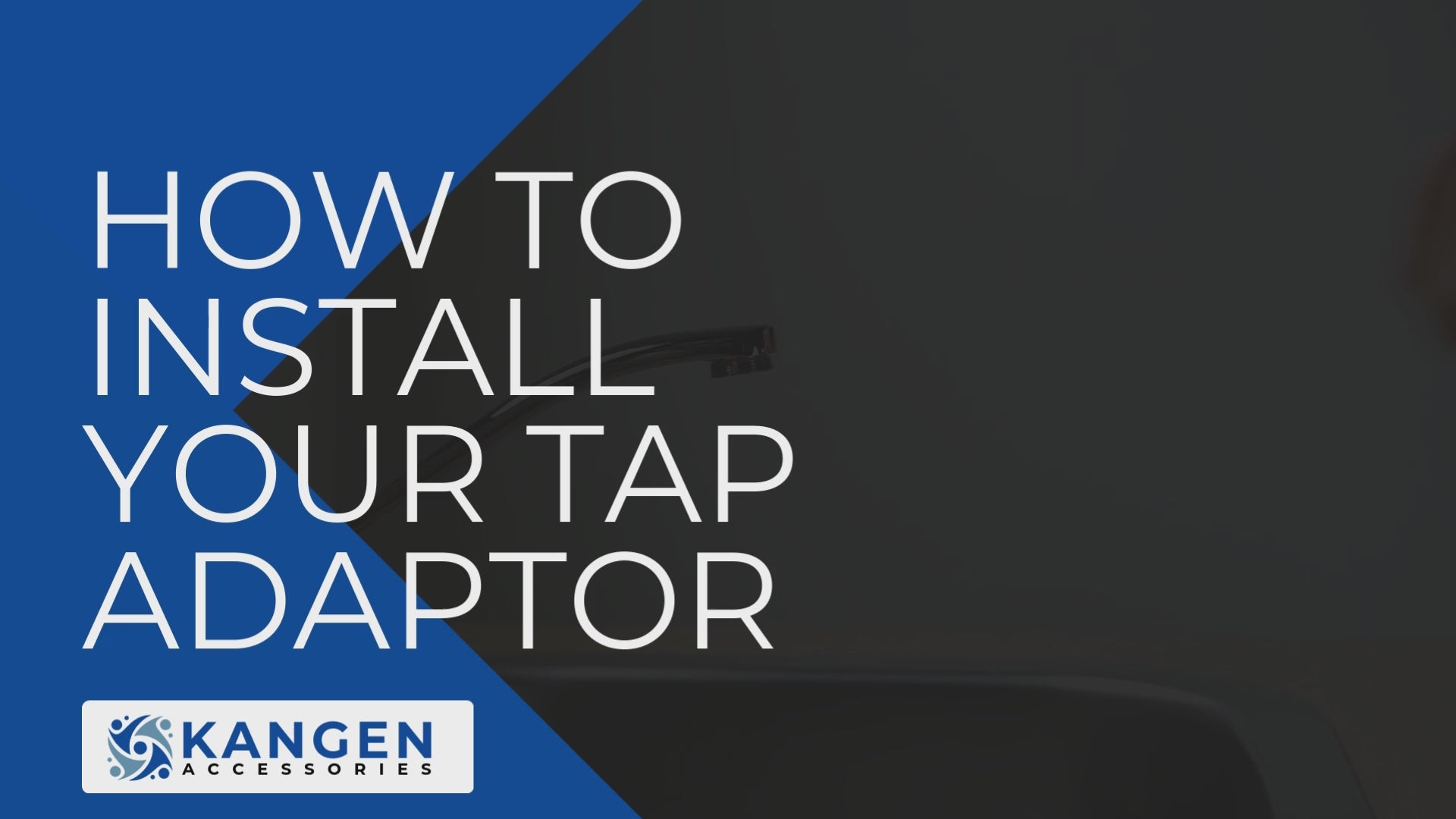 Load video: How to install a Kangen Water Machine tap adaptor